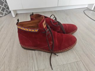 Botines Pikolinos Rojo Talla 39
