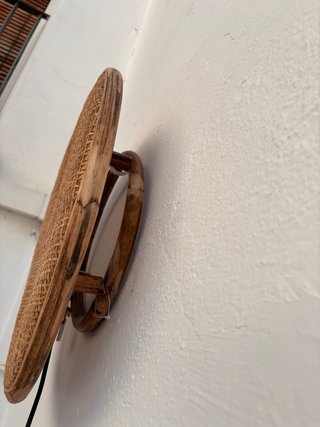 Lámpara de pared Casa Ratán Redonda