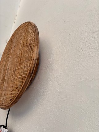 Lámpara de pared Casa Ratán Redonda