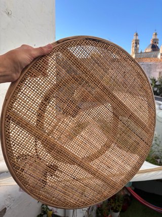 Lámpara de pared Casa Ratán Redonda