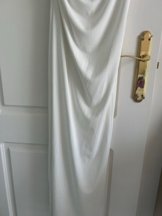 Vestido largo blanco Zara