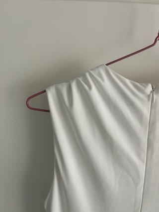 Vestido largo blanco Zara