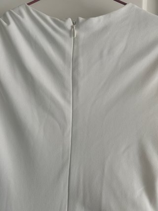 Vestido largo blanco Zara