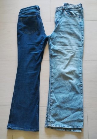 Pantalón recto de vestir, elástico, negro