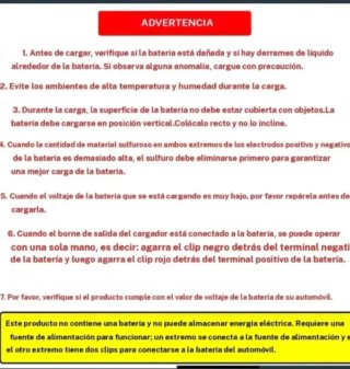 Cargador Batería Coche 12V/24V  600A Nuevo