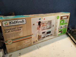 KidKraft Cocina Infantil Gourmet Chef de Madera con Accesorios