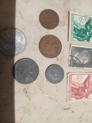 Lotto francobolli e monete III Reich