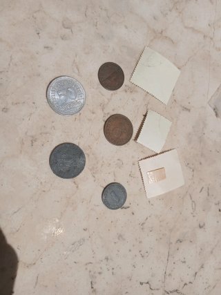 Lotto francobolli e monete III Reich