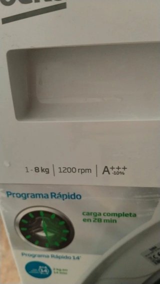 Lavadora Beko 8kg 1200rpm