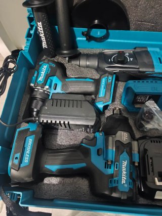 Maletin pack 40 V Makita Taladro martillo radial..
