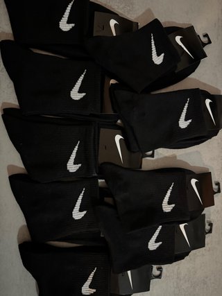 10 pares Calcetines Nike Negros