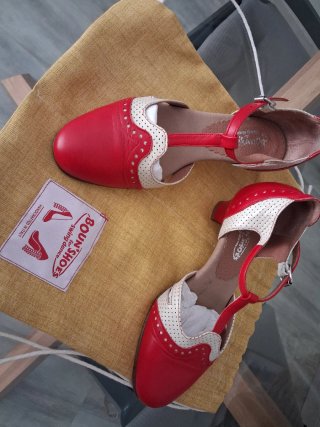 Zapatos de mujer para bailar swing italianos