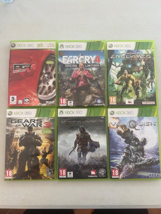 Xbox 360 Juegos: PGR4, Far Cry 4, Gears 3