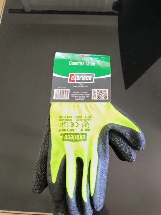 Guantes Látex Exbrico Talla 8