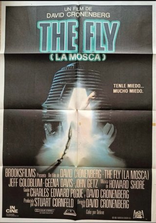 Cartel Cine La Mosca (The Fly) David Cronenberg