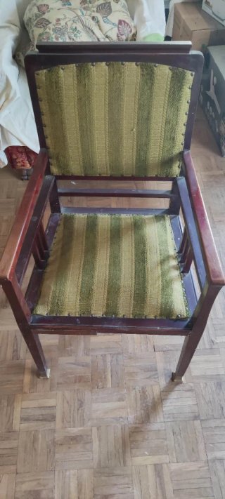 Set di tre poltrone d'ufficio vintage