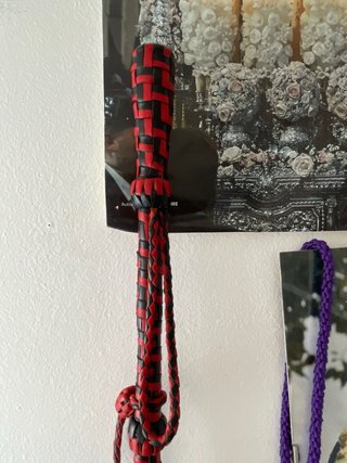 Cachabas Sangre y Azabache, vara de acebuche.