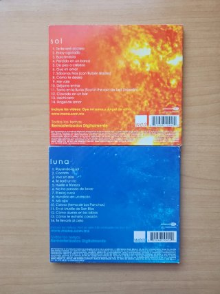 Discos mana sol y luna