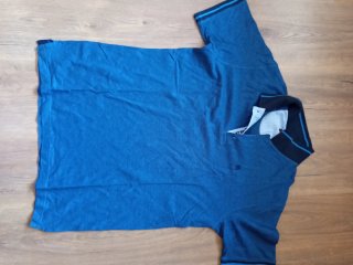 Polo azul y morado talla 52