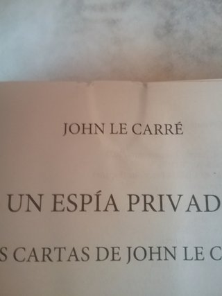 Libro Un espía privado:Las cartas de John Le Carré