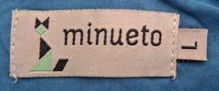 Vestido de tirantes, marca Minueto, talla L. Retro