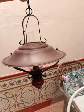 Lámpara colgante vintage