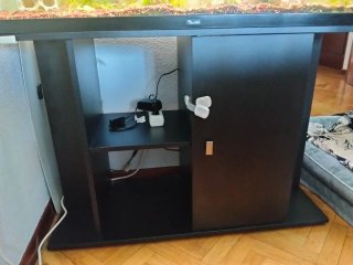 Acuario Aquatlantis 200L con mueble negro