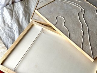 Cuadro Decorativo Texturizado Beige