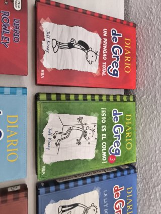 Libros del diario de Greg, en muy buen estado.