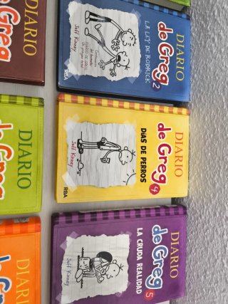 Libros del diario de Greg, en muy buen estado.