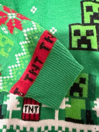 Jersey Minecraft Navidad Talla 9/10