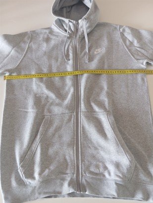 Sudadera Nike con capucha gris vintage Talla L
