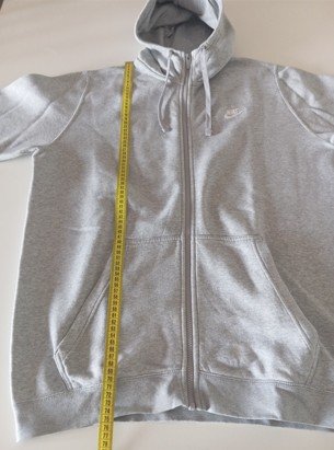 Sudadera Nike con capucha gris vintage Talla L