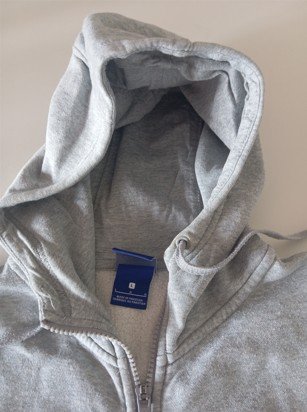 Sudadera Nike con capucha gris vintage Talla L