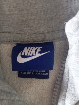 Sudadera Nike con capucha gris vintage Talla L