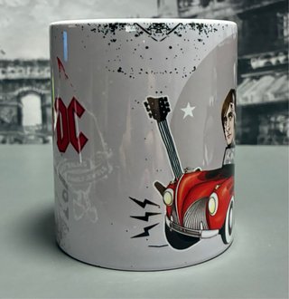 Taza AC/DC Rock 11 oz / 325 ml