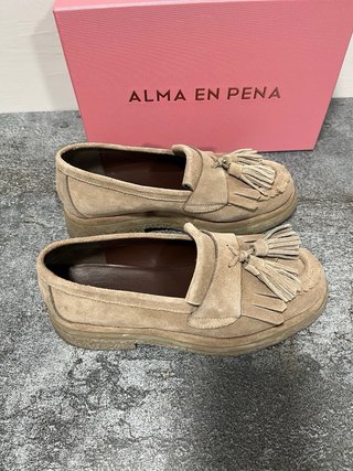 Mocasines Alma en Pena Beige