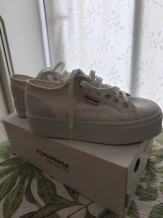 Superga 2790 Platform Blancas Talla 39