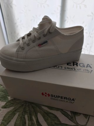 Superga 2790 Platform Blancas Talla 39