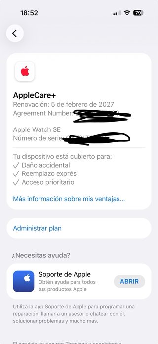 Apple Watch SE 3ª generación 40mm (Sin eSIM)