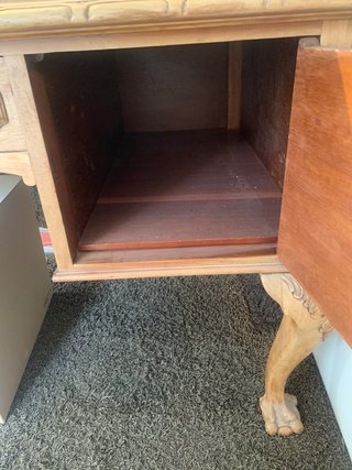 Escritorio madera maciza restaurado