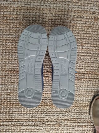 Zapatos casuales azules talla 44