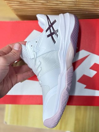 Zapatos Asics Mujer Rosa y Blanco