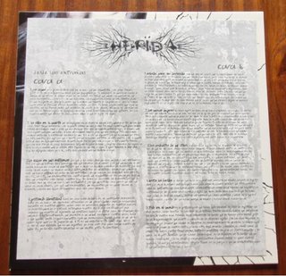 Herïda – Desde Las Entrañas LP