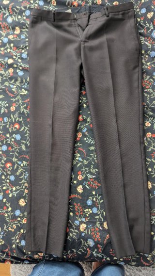 Traje de vestir Zara negro hombre