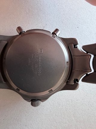 Reloj Orient Titanio Cronógrafo Alarma