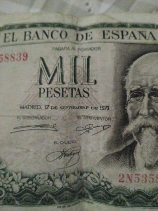 Billete 1000 Pesetas Banco de España