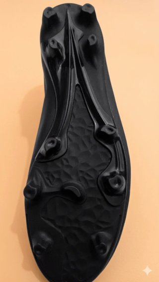 Botas Fútbol Negras Tacos FG