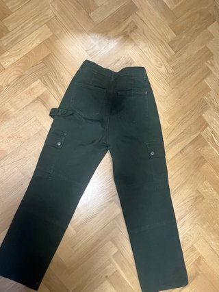 Pantalón cargo verde mujer