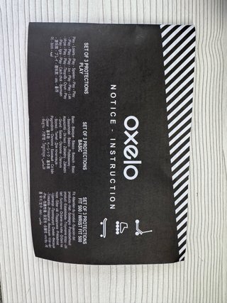Set Protecciones Oxelo Talla S (Rodillas, Codos, M